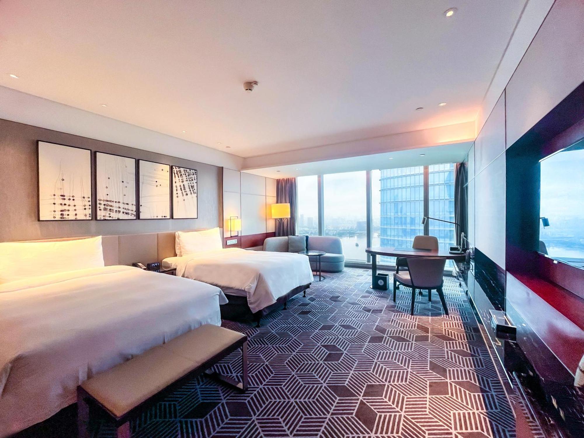 Intercontinental Guangzhou Exhibition Center By Ihg - Free Shuttle Between Hotel And Exhibition Center During Canton Fair & Exhibitor Registration Counter Exterior foto